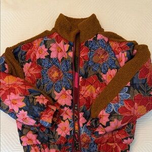 FARM Rio Floral Puffer Jacket - Multicolor